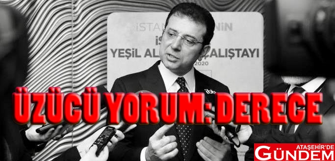 "İnsanı hayatımda hiç derecelendirmedim" DERECE YORUMU EKREM İMAMOĞLU